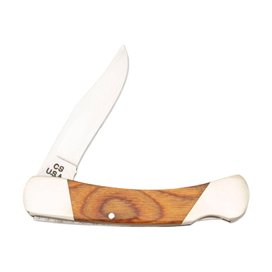 Bear & Son Heritage Walnut Midsize Lockback Folding Knife View 4