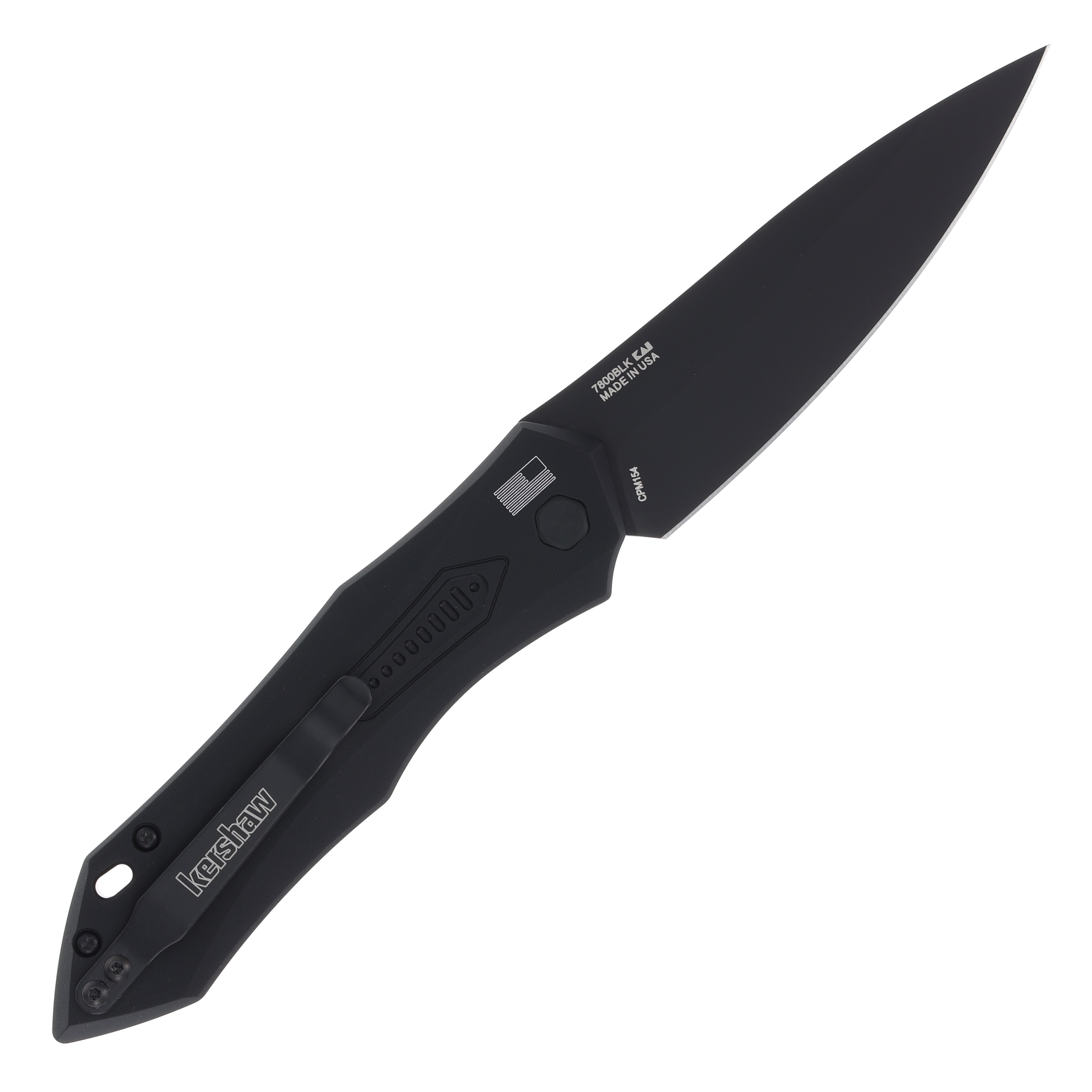 Kershaw Launch 6 Auto Knife Black 3.75in Cerakote Drop Point Blade AUKS7800BLK View 2