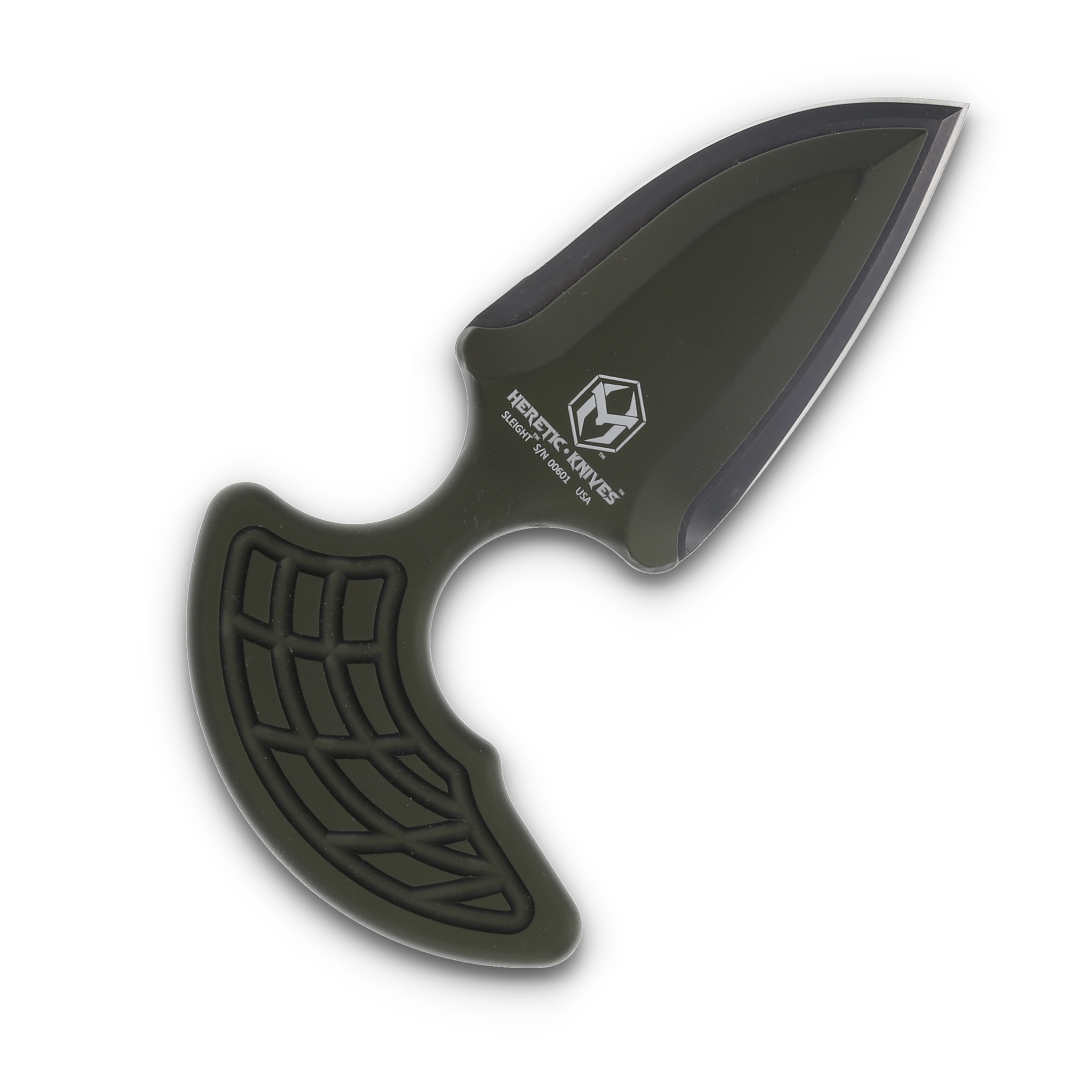 Heretic Sleight Push Dagger Green DLC H050-6A-GRN View 3