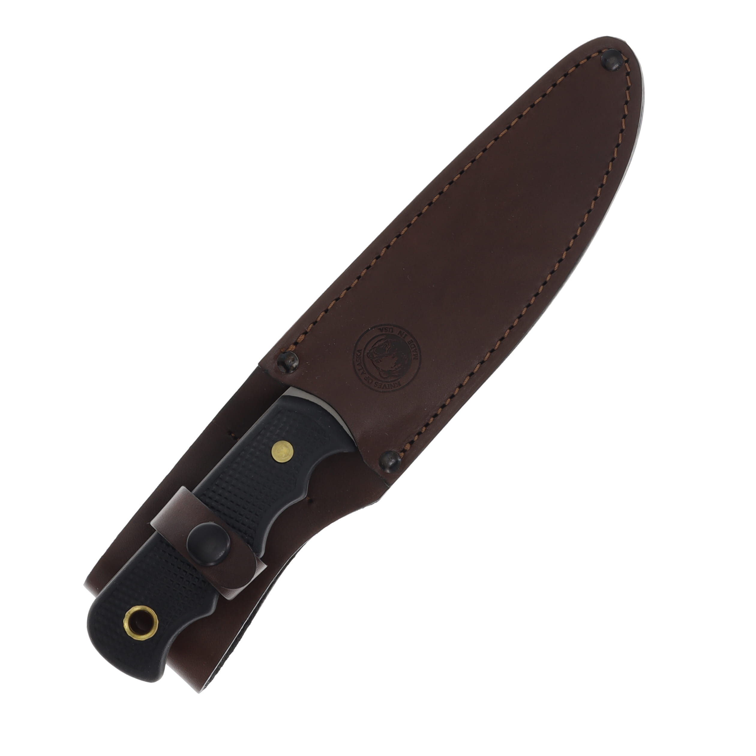 Knives of Alaska Bush Camp Hunting Knife Suregrip 6-inch D2 Drop Point KOA014FG View 4