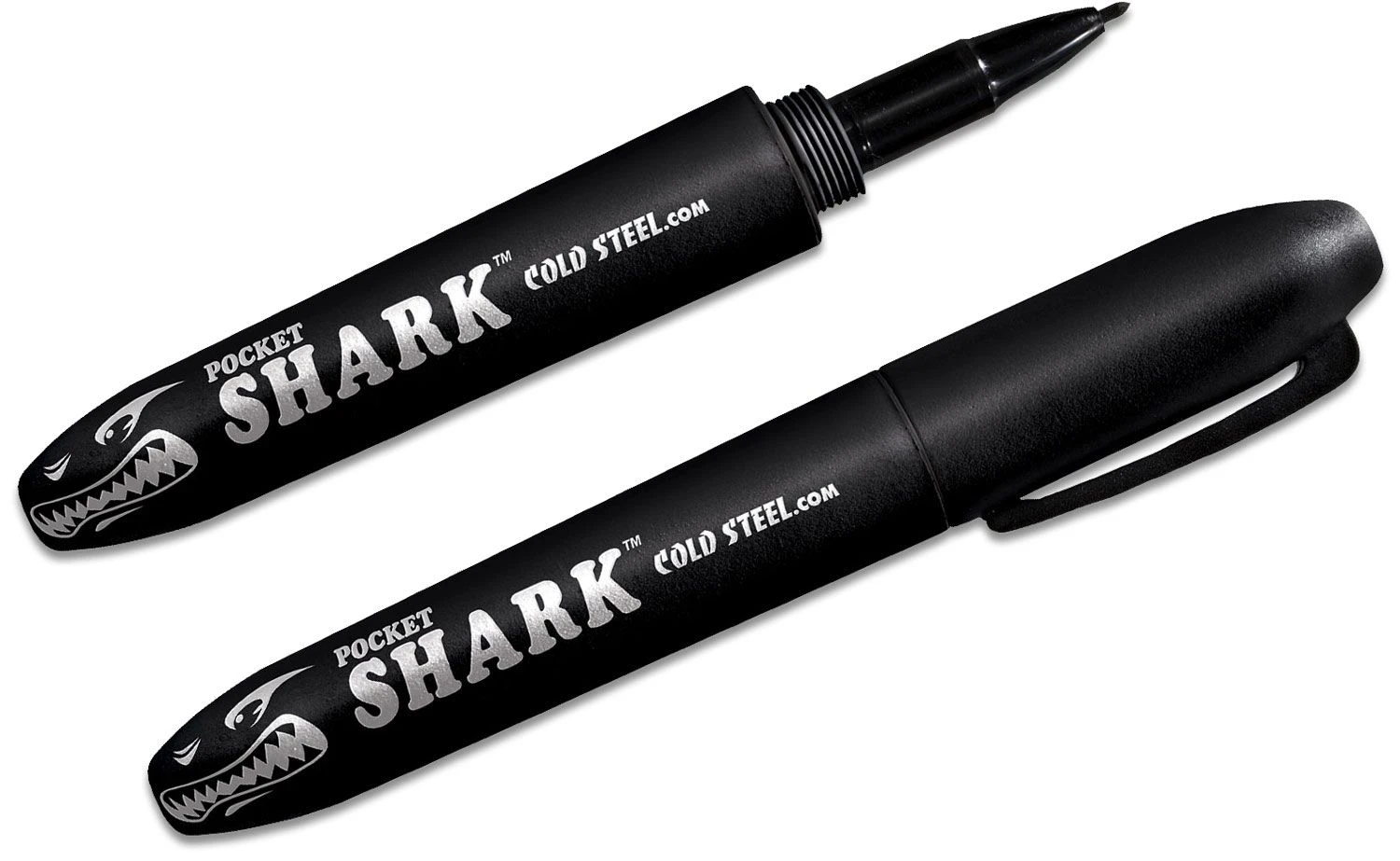Cold Steel Pocket Shark Pen Black Polymer 6.5" Overall  Black Ink CS91SPB View 1