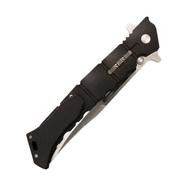 Cold Steel Large Luzon Folding Knife Black GFN 6in Plain Clip Point CS20NQX View 3