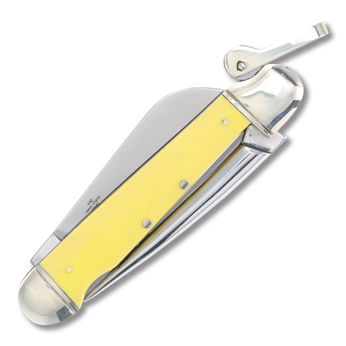 Rough Ryder Yellow Marlin Spike Folding Knife RR897 View 4