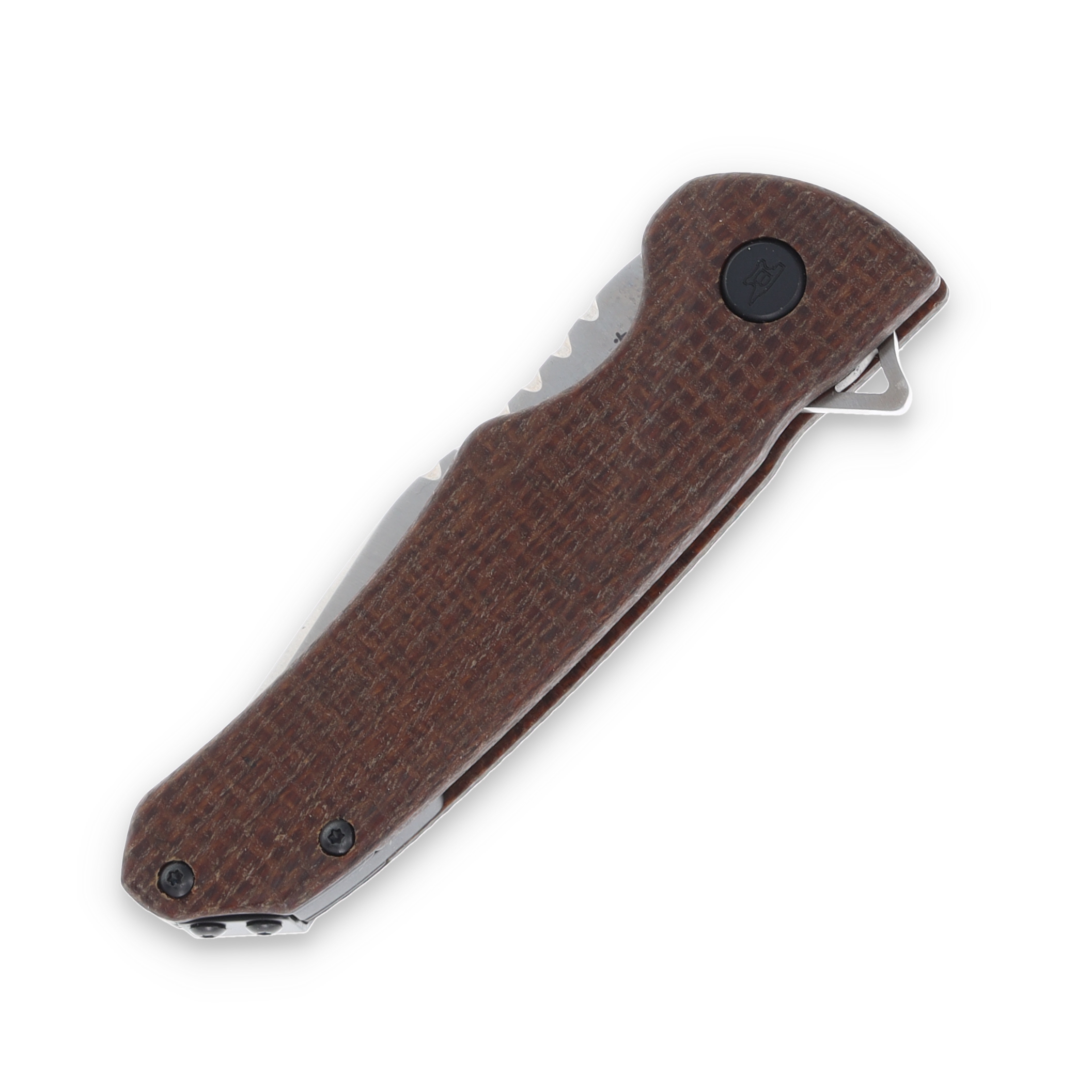 Buck Sprint Pro, Burlap Micarta Folding Knife BU13435 View 5