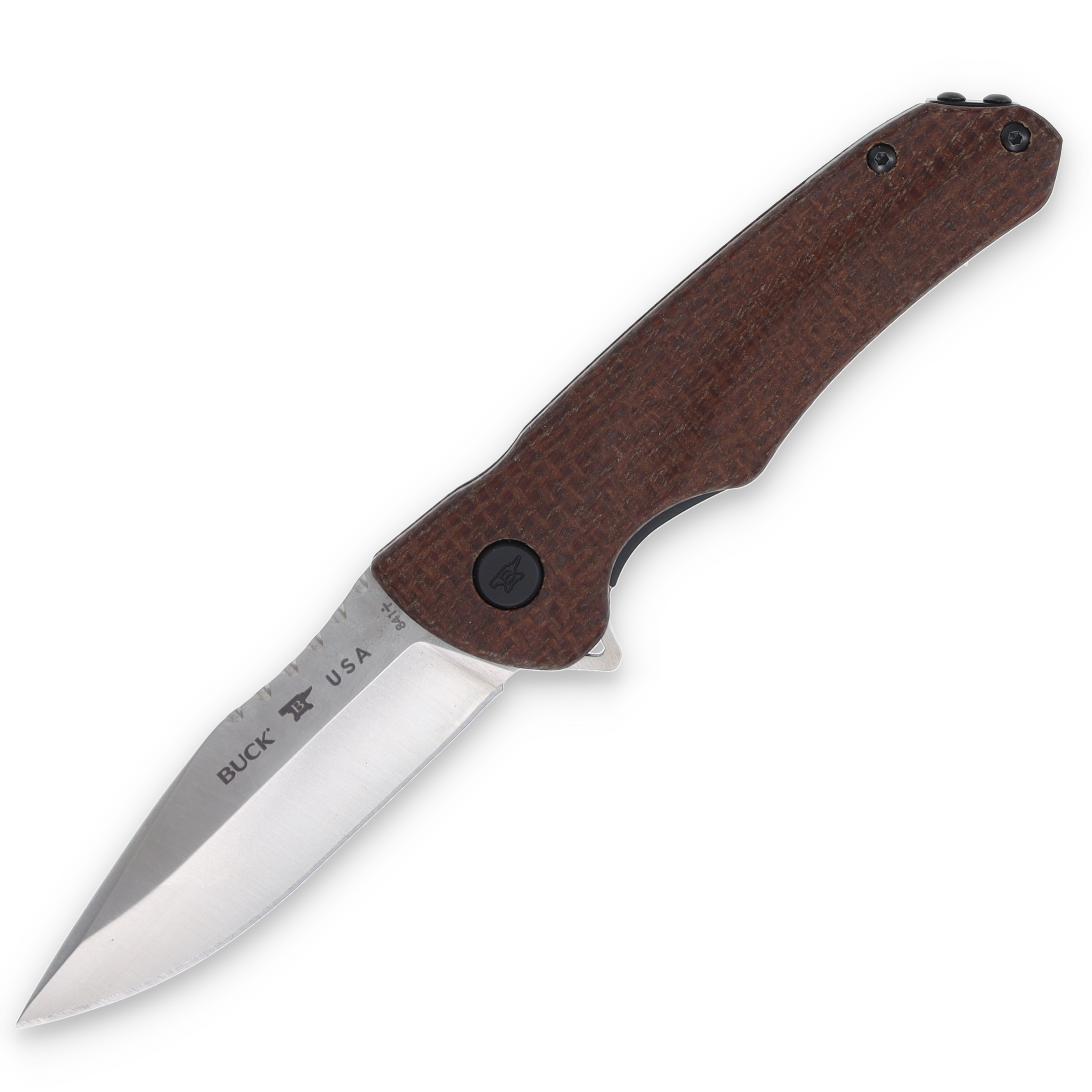 Buck Sprint Pro, Burlap Micarta Folding Knife BU13435 View 1
