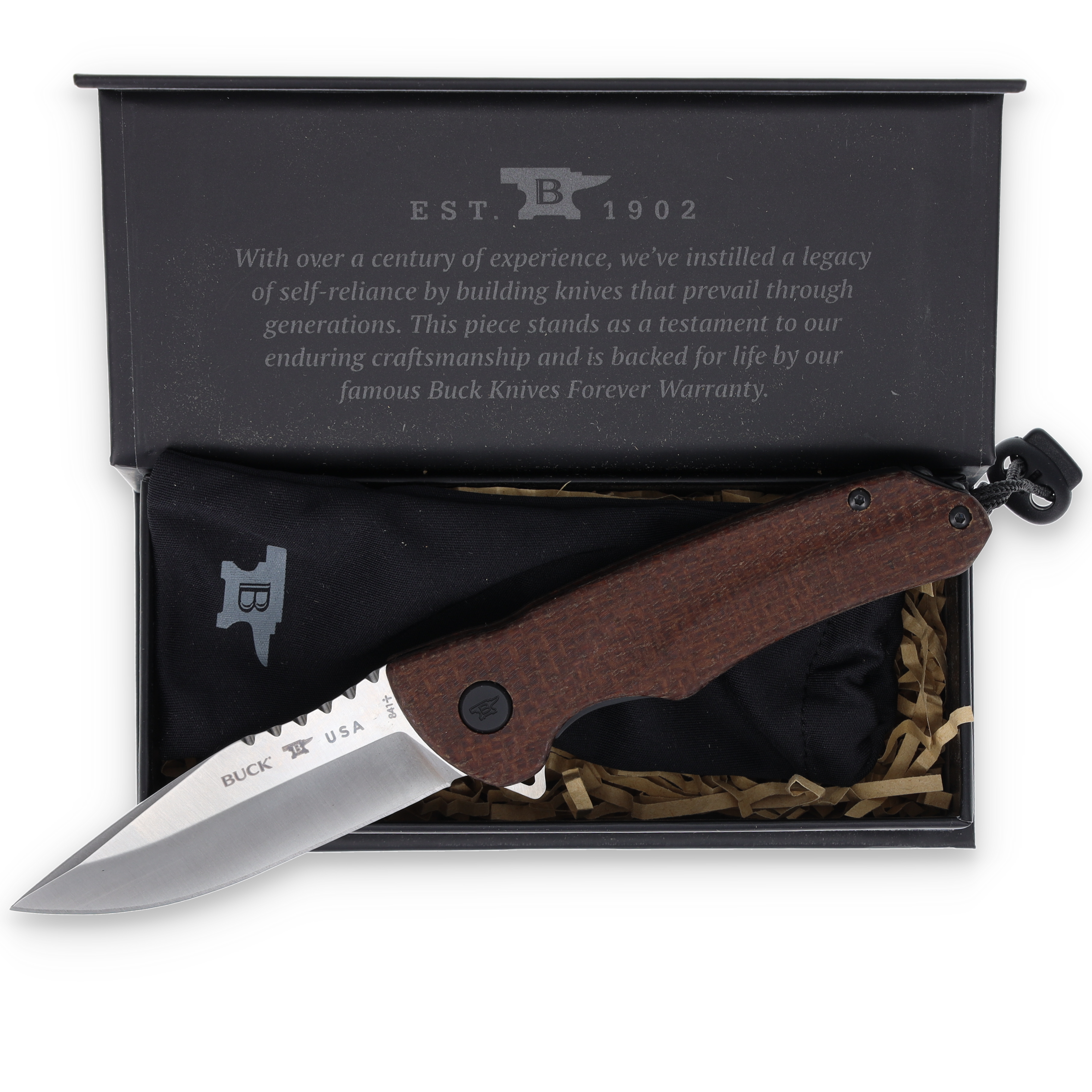 Buck Sprint Pro, Burlap Micarta Folding Knife BU13435 View 12