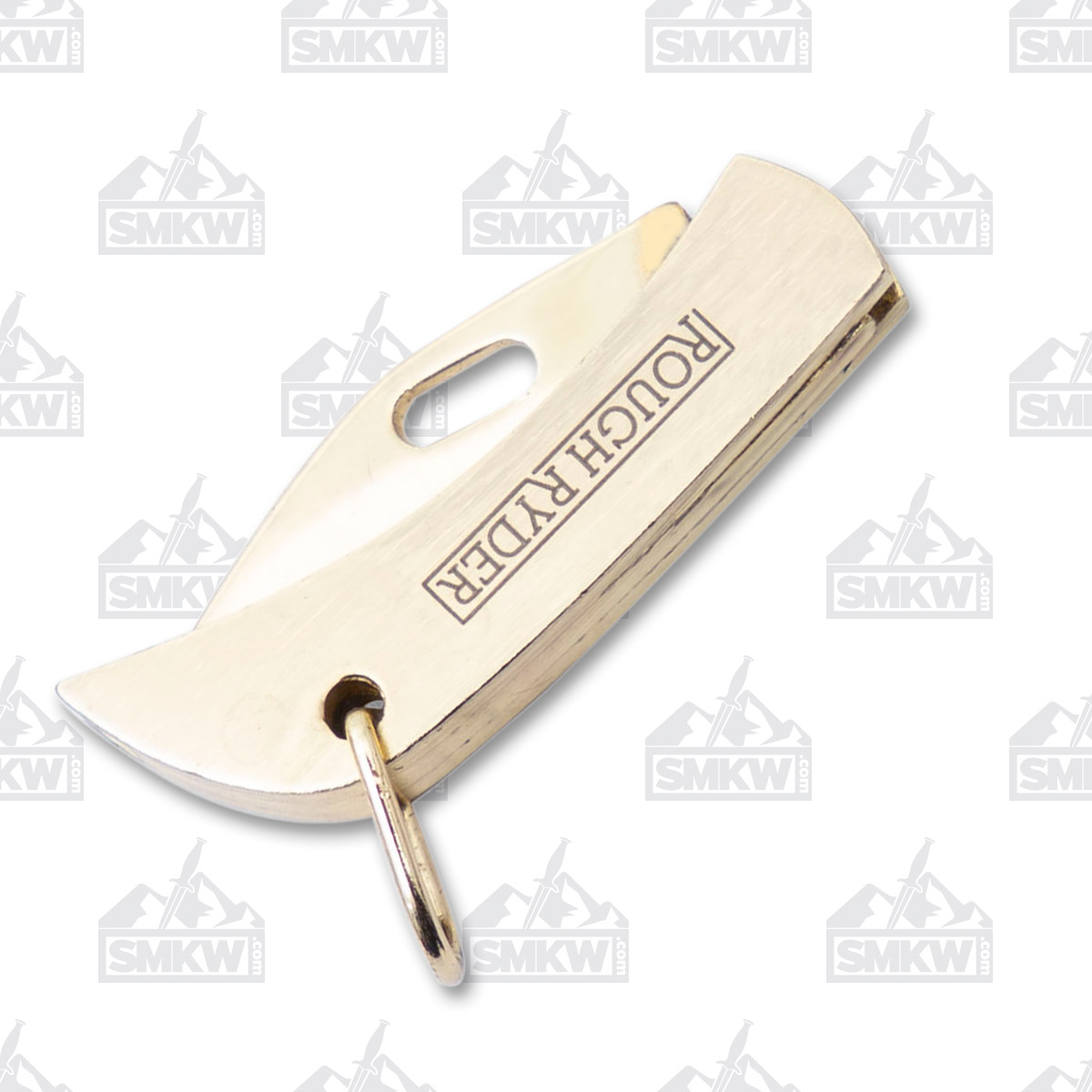 Rough Ryder Smallest of the Small Brass Folding Knife RR163 View 5