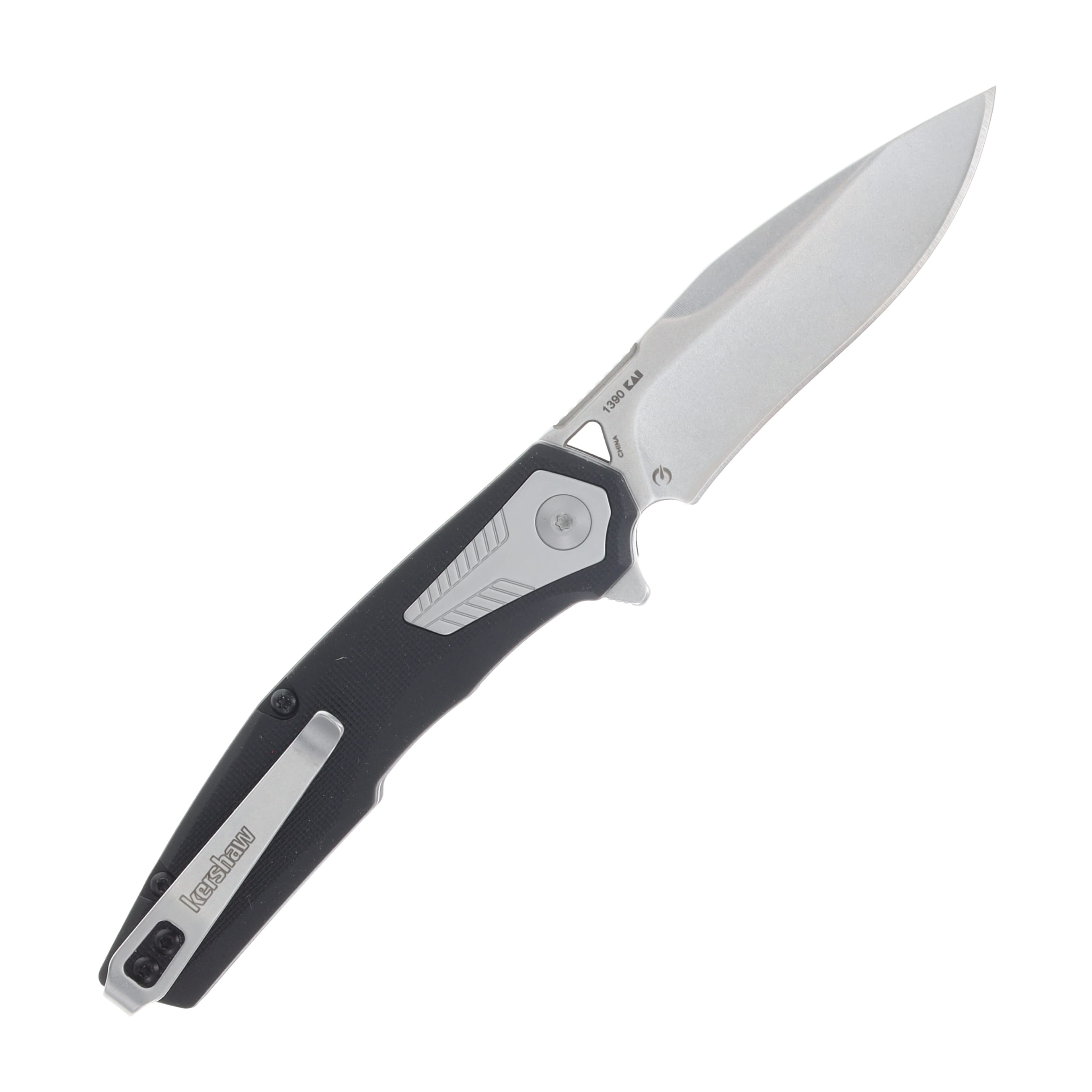 Kershaw Tremolo Assisted Folding Knife Black GFN 3.12in Stonewash