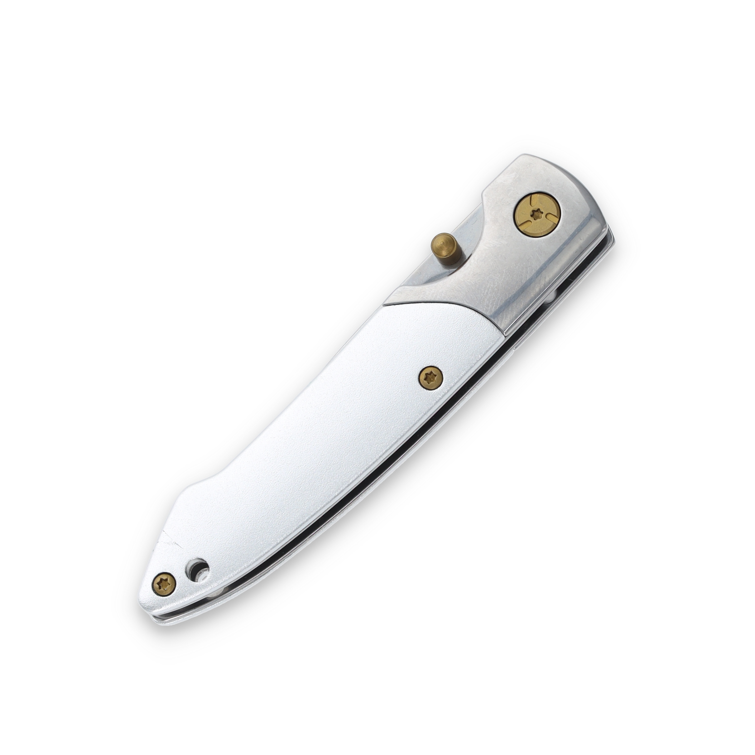Brighten Blades White (Album) Linerlock Folding Knife with Carry Case BRB138 View 7