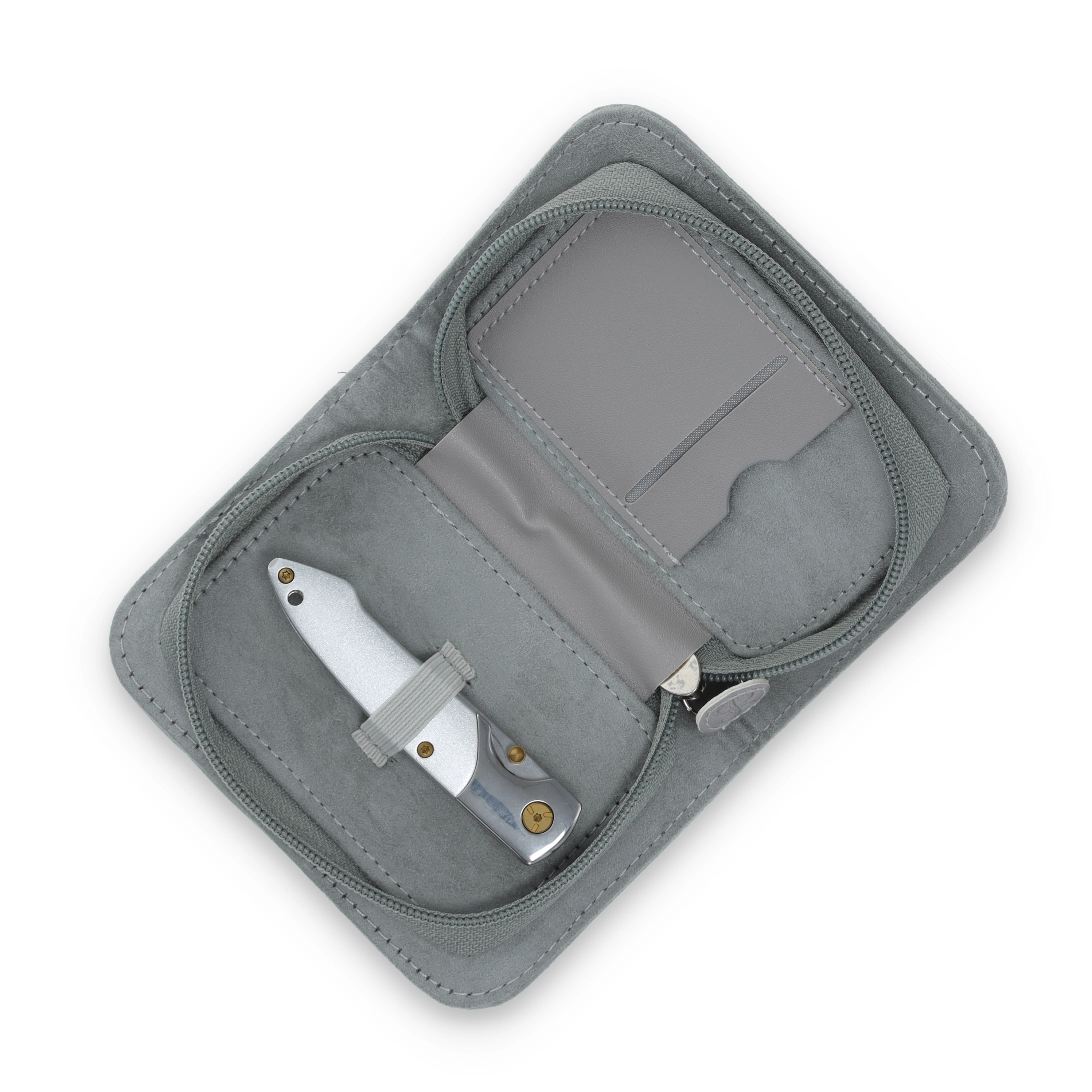 Brighten Blades White (Album) Linerlock Folding Knife with Carry Case BRB138 View 10