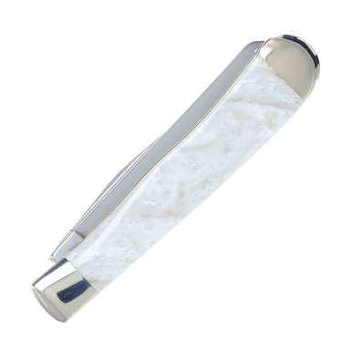 Case XX Happy Anniversary To My Husband Heavenly Pearl Corelon Trapper Folding Knife View 7