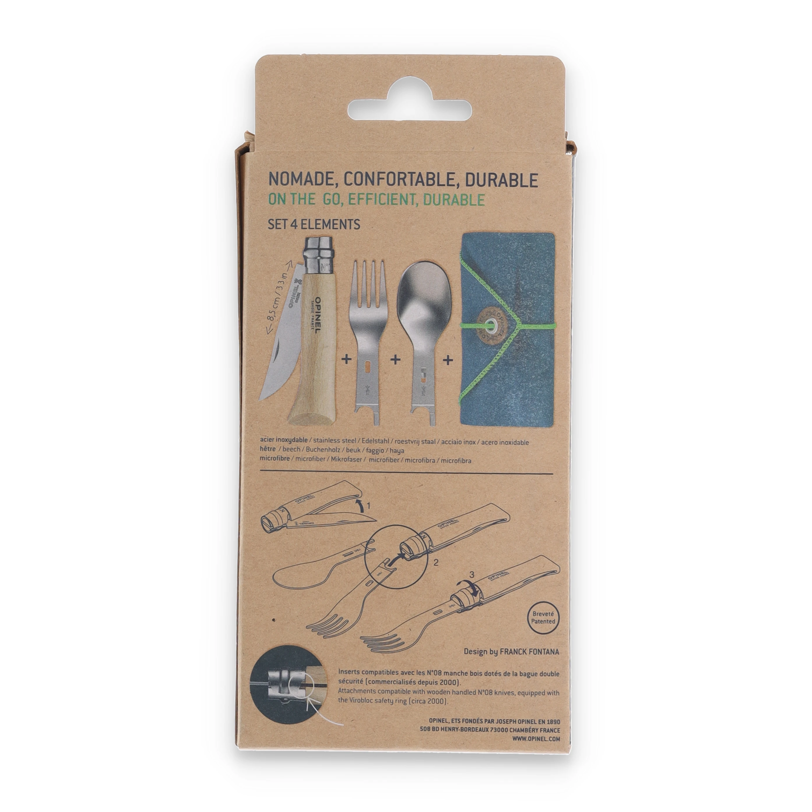 Opinel Picnic Complete Set Folding Knife Kit OP002500 View 23