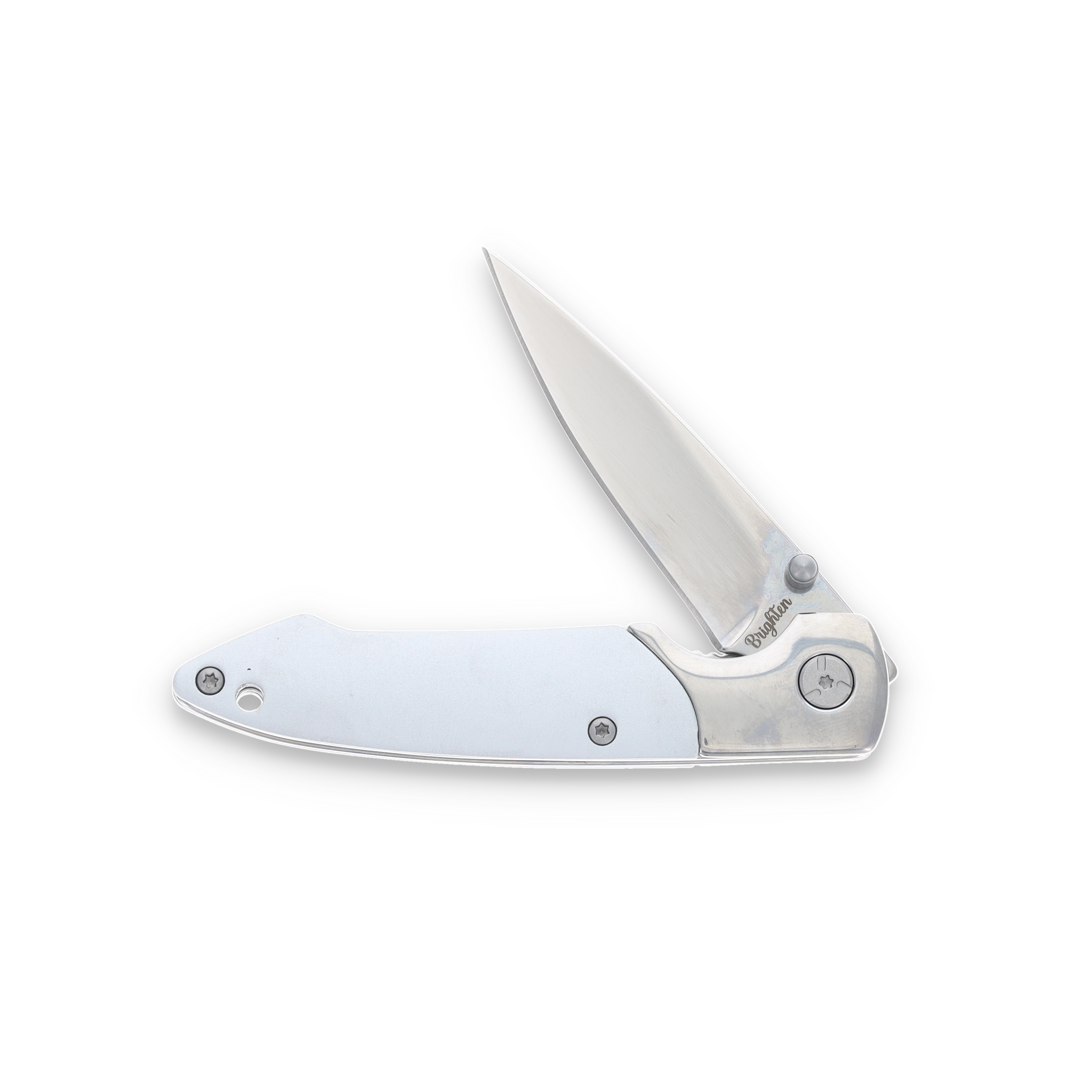 Brighten Blades Linerlock Silver (and Cold) Handle BRB128 View 3