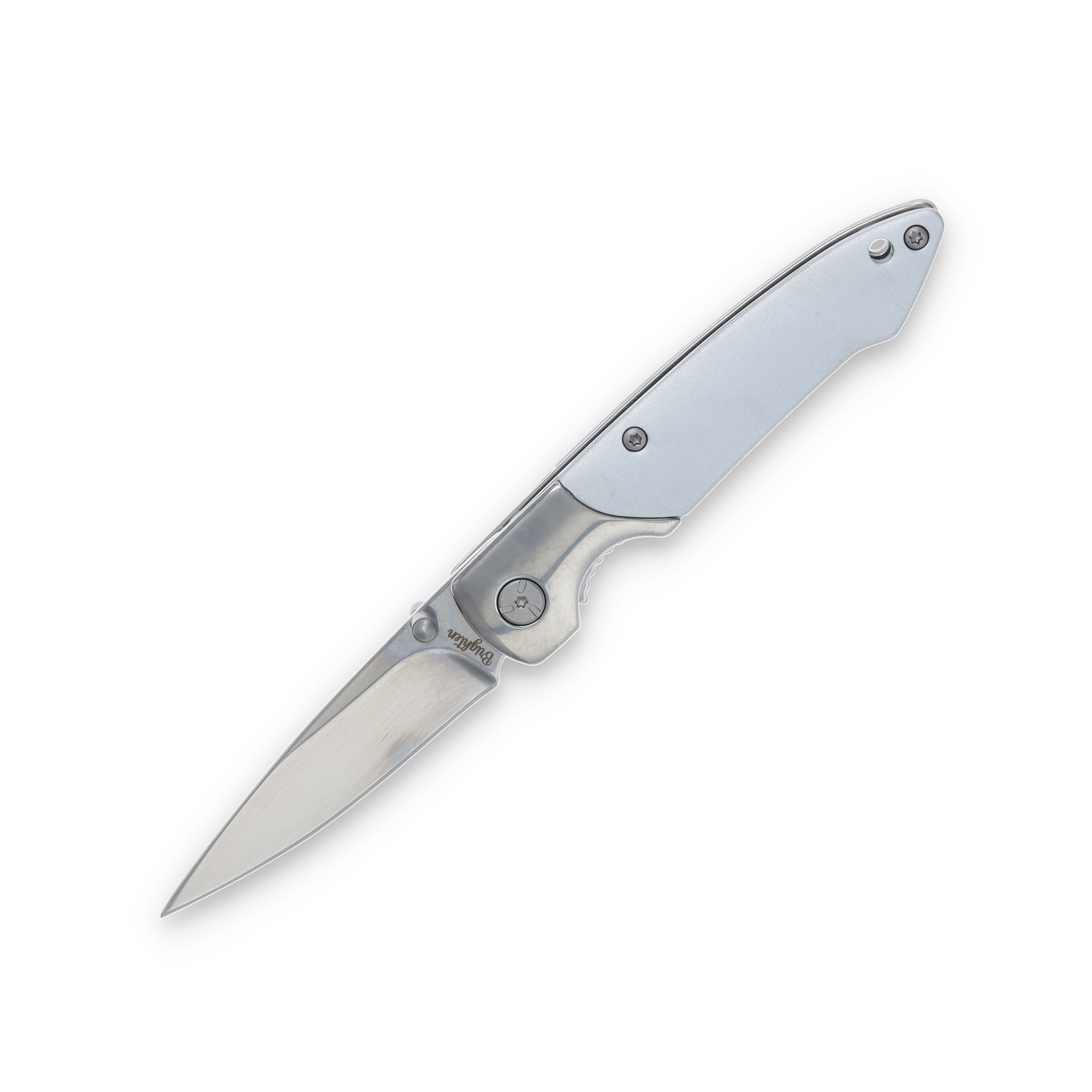 Brighten Blades Linerlock Silver (and Cold) Handle BRB128 View 1