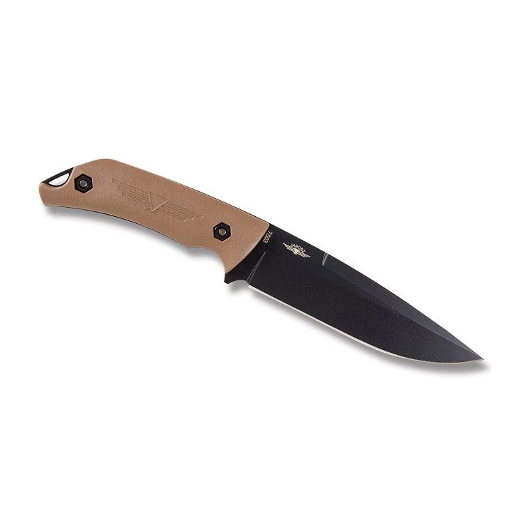 KA-BAR Jarosz Turok Fixed Blade Brown 6.25in Plain Black Clip Point KA7503 View 2