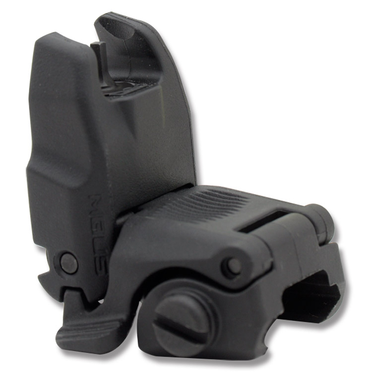 Magpul MBUS Back-Up Sight Spring Loaded Front Flip-Up - Black MAG247BLK View 2