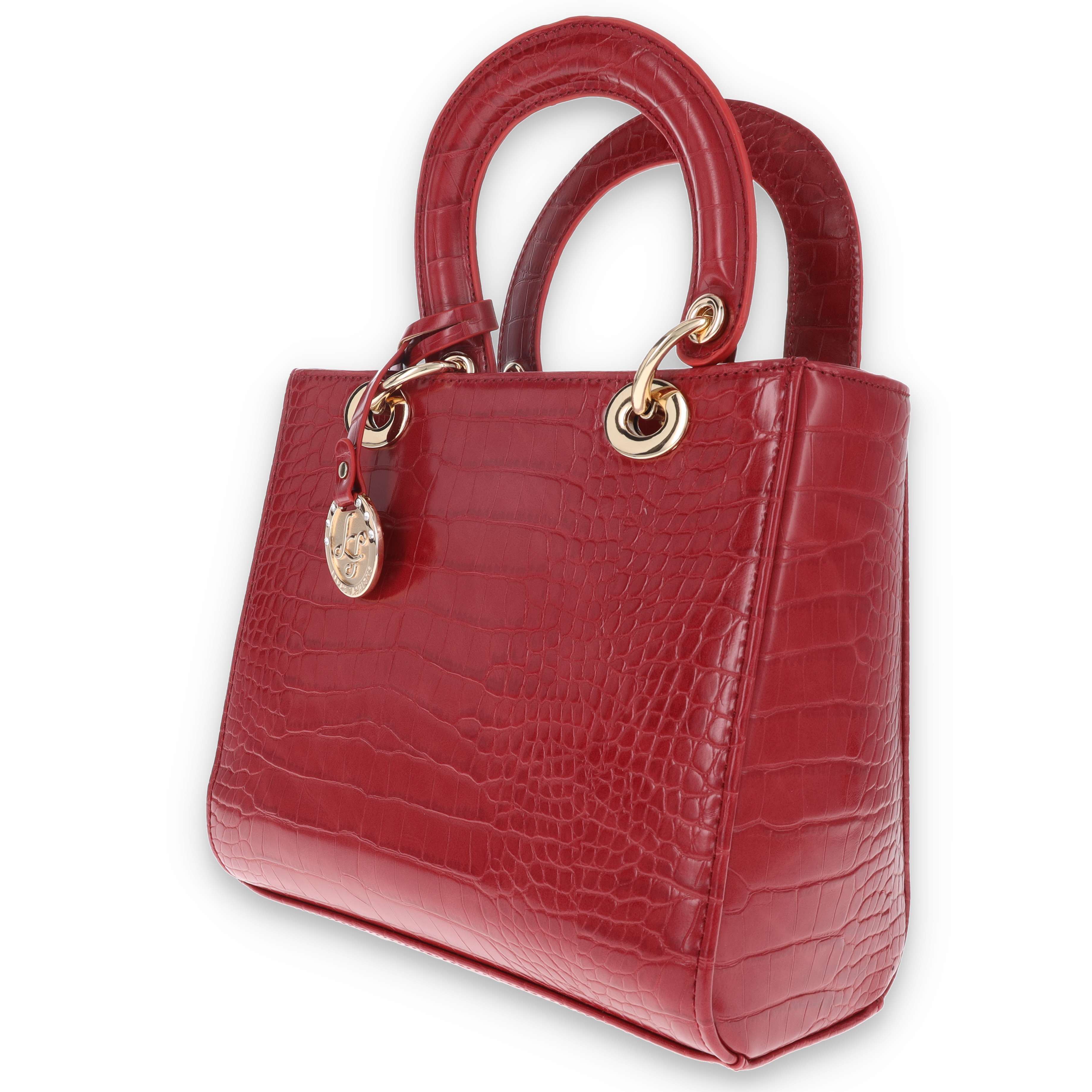 Leda's Fashions Red Crocodile Purse Wallet LPP6163RED View 4