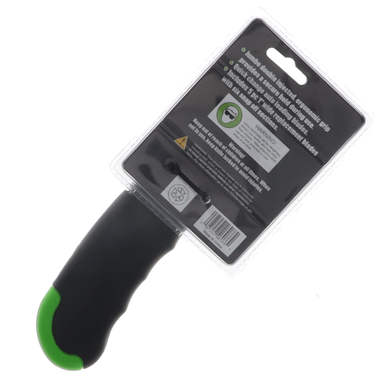 GRIP Jumbo Heavy-Duty Utility Knife - Snap-Off Blade - Rubber Grip GRIP46086 View 7