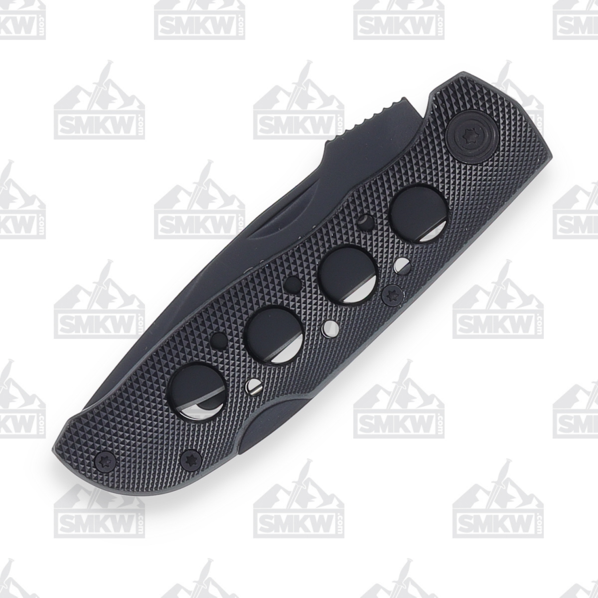 Smith & Wesson Extreme Ops Black Aluminum Lockback Folding Knife 1134541 View 5