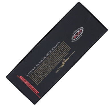 Microtech SOCOM Alpha Signature Series Black T/E Carbon Fiber Serrated MT1143DLCCFS View 15