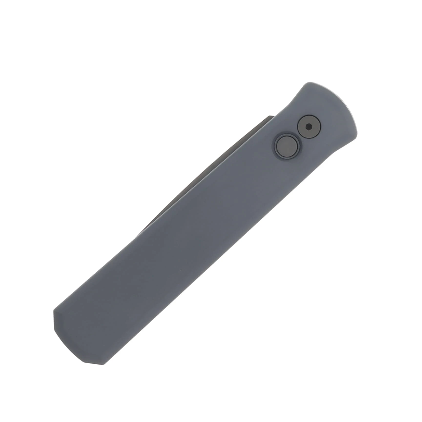 Pro-Tech SMKW Exclusive Godfather OTS Auto Smoky Gray Handle BB Spear Point Blade AUPT921SMKW View 3