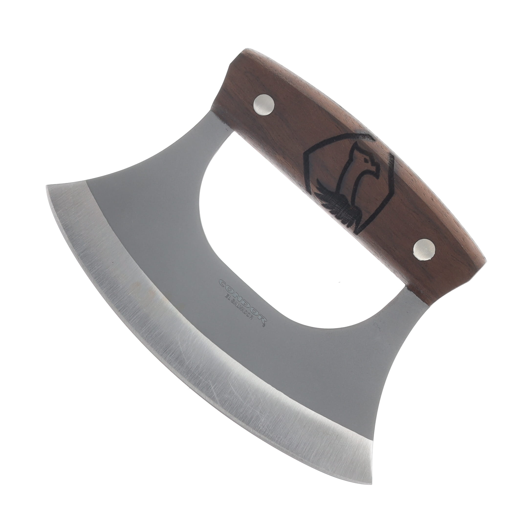 Condor Tool and Knife Ulu Knife Walnut 6in Blasted Satin Blade CTK65007 View 3