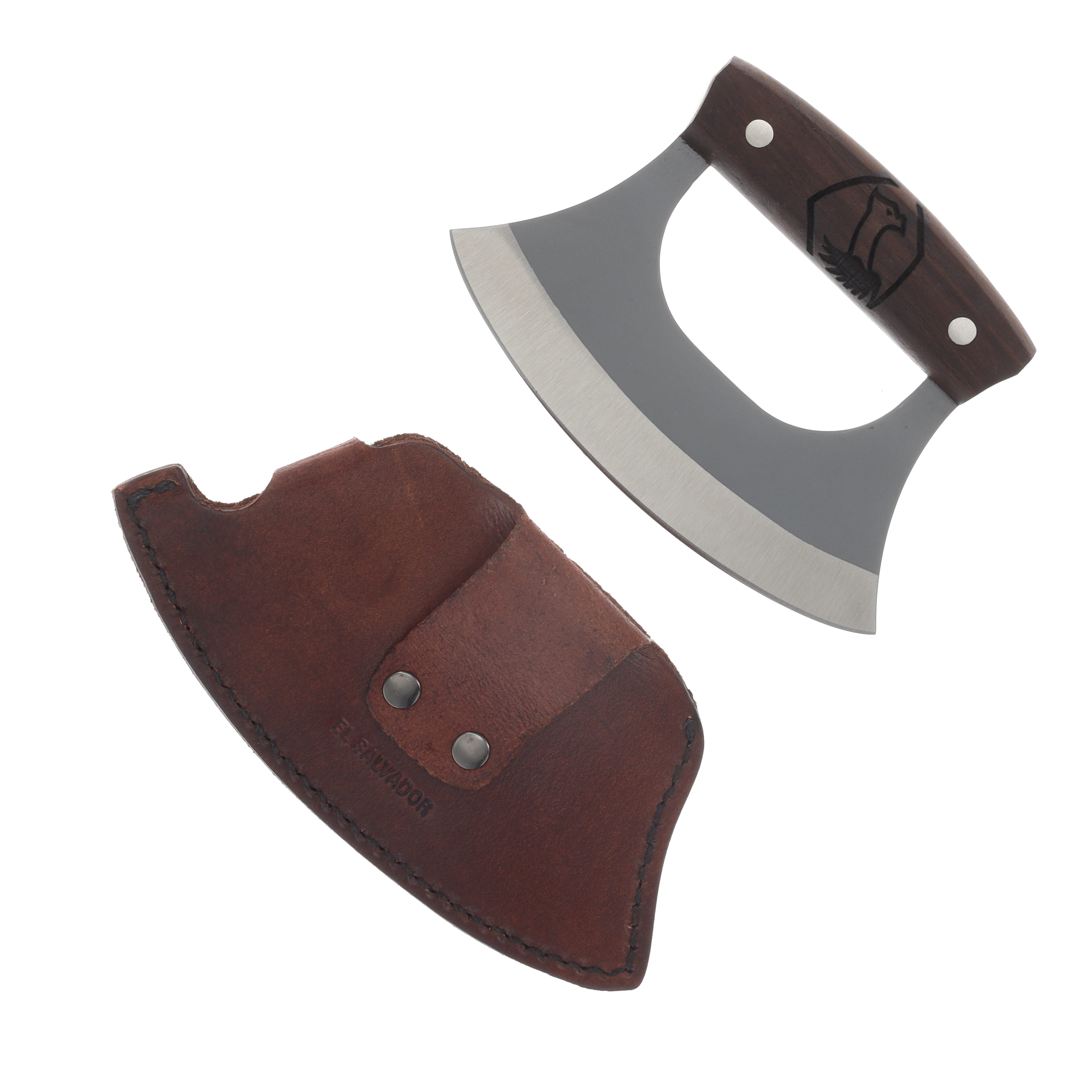 Condor Tool and Knife Ulu Knife Walnut 6in Blasted Satin Blade CTK65007 View 2