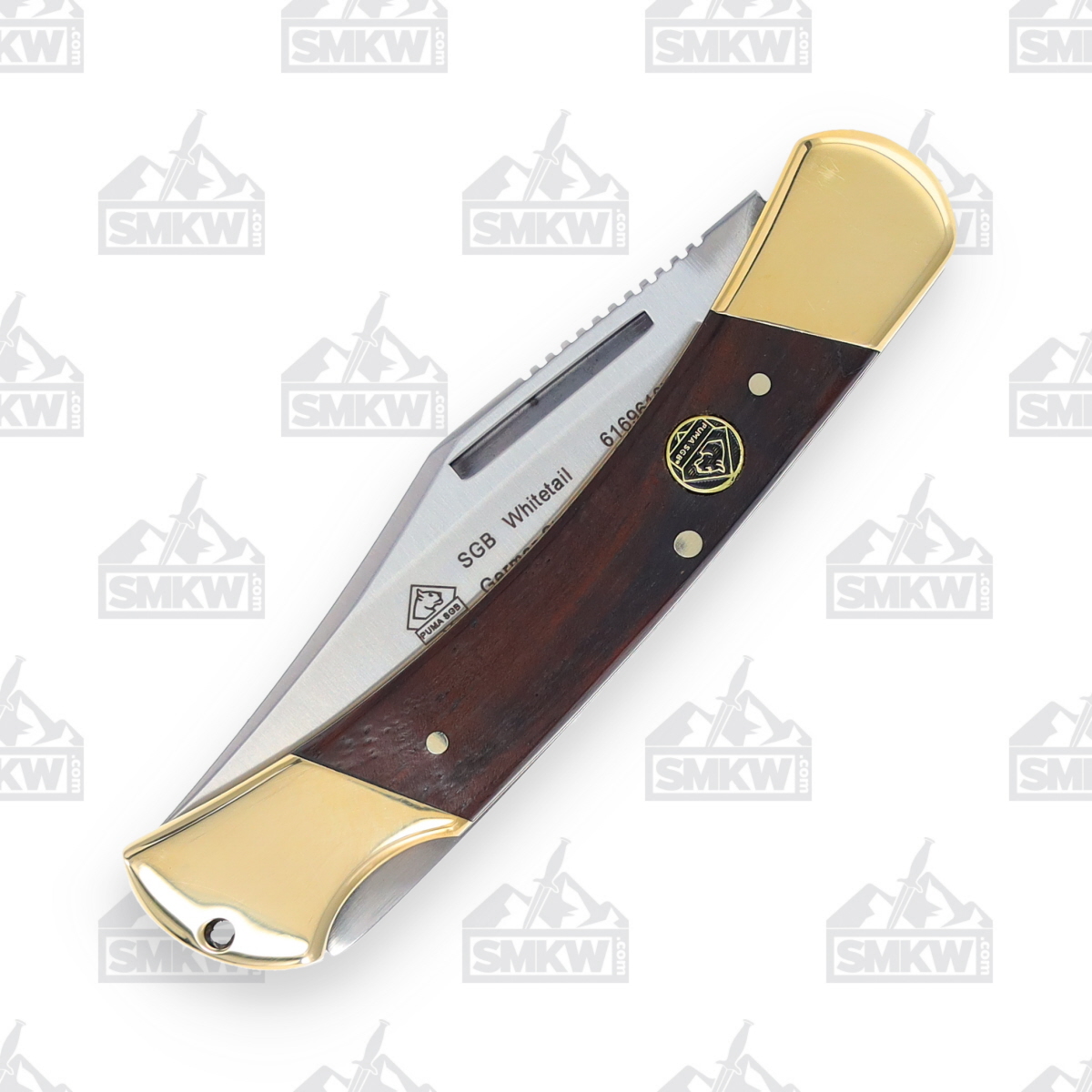 Puma SGB Whitetail Folding Knife 3.1in Plain Edge Jacaranda Wood PKC6169610W View 3