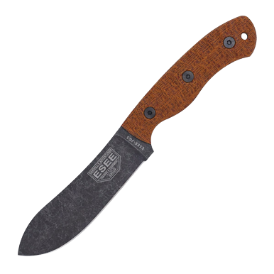 ESEE James Gibson 5 Nessmuk Fixed Blade Knife Burlap Micarta ESEEJG5BM View 1