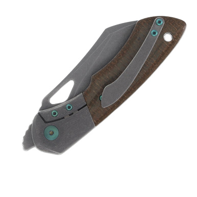 Olamic Whippersnapper BL Folding Knife Green Burlap/Kinetic Mist View 8