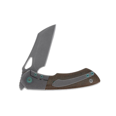 Olamic Whippersnapper BL Folding Knife Green Burlap/Kinetic Mist View 6