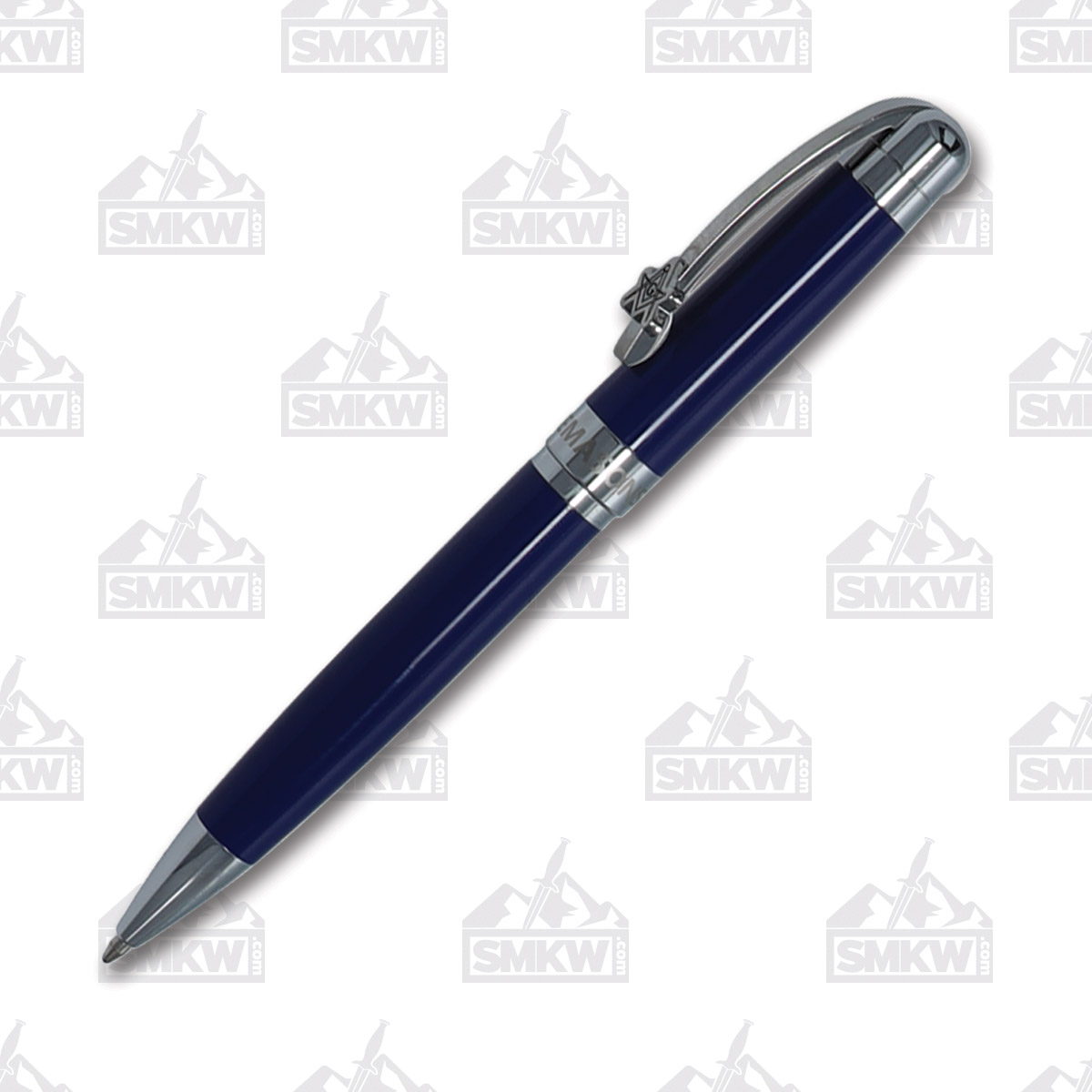 Masonic Pen Blue With Keychain in Gift Box SX205 View 3
