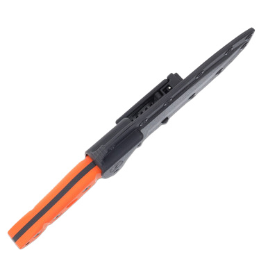 Sniper Bladeworks Mamu Fixed Blade Knife PVD/Orange G-10 View 8