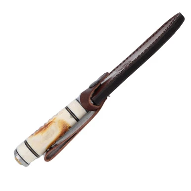 Frost Chipaway Cutlery Seven Lakes Torched Bone Hunter Fixed Blade Knife View 8