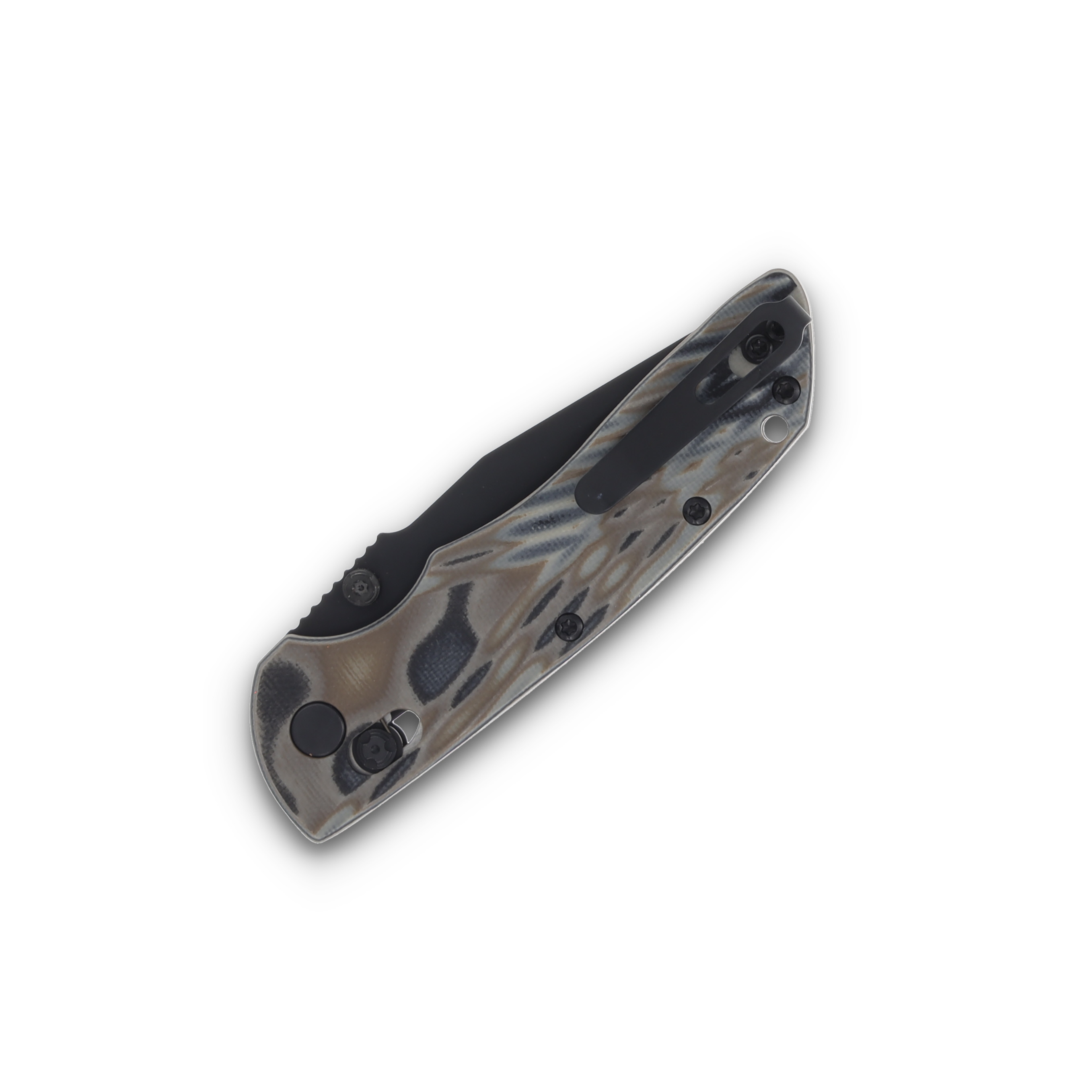 Hogue Deka Folding Knife G-Mascus Dark Earth G10 3.25in Black Clip Point Blade HG24277 View 6
