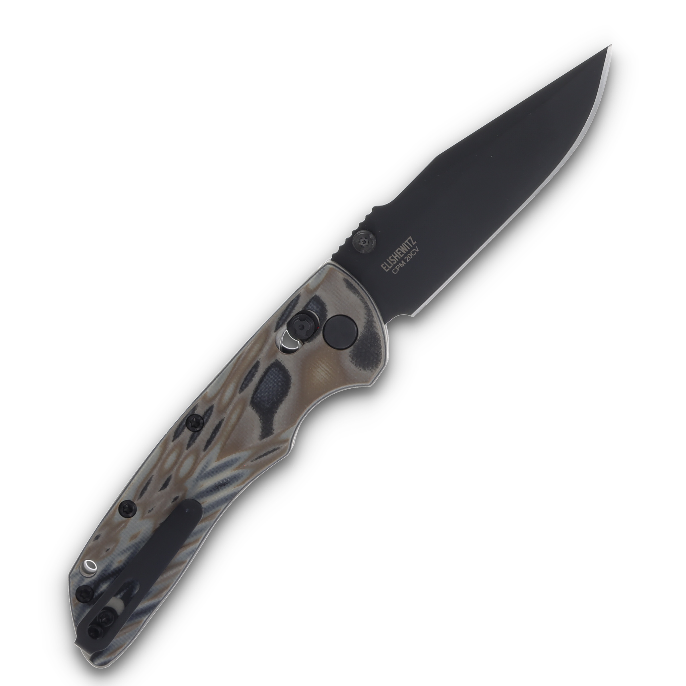 Hogue Deka Folding Knife G-Mascus Dark Earth G10 3.25in Black Clip Point Blade HG24277 View 2
