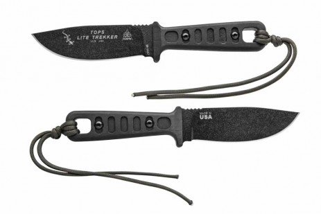TOPS Lite Trekker Operator Black Fixed Blade Knife TPTLTOB View 1
