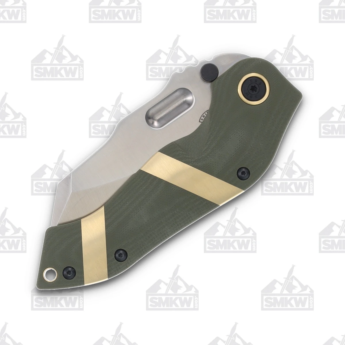 Sniper Bladeworks DMF Folding Knife Satin S35VN/OD Green G-10 DMFODGSAT View 6