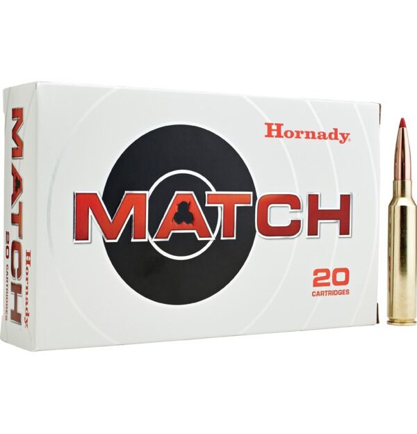 Hornady Match 300 PRC Ammunition 225 Grain Brass Centerfire 20 Rounds ELD Match SBT 82162 View 1