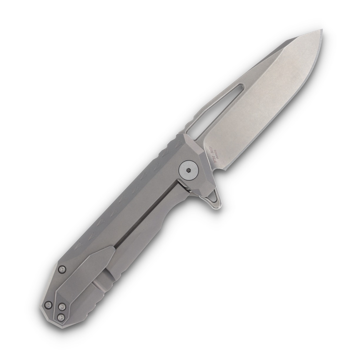Zac Brown's Southern Grind Penguin Framelock Folding Knife (Satin Drop Point) SG09030011-01 View 2