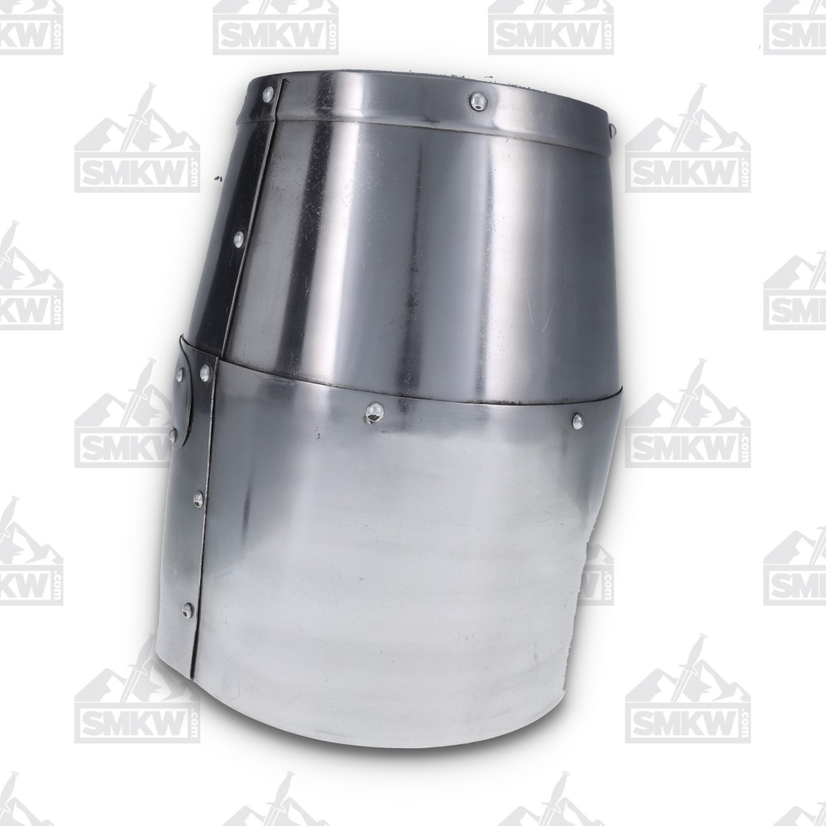 Szco Crusader Knight Helmet Silver-Full Size 910988 View 7