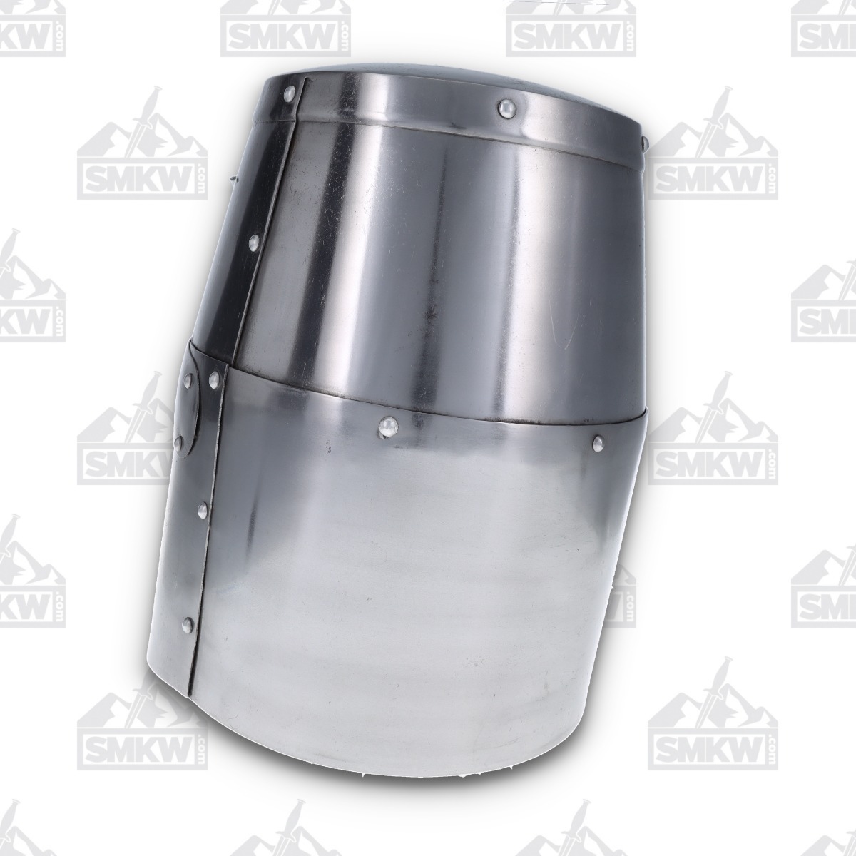 Szco Crusader Knight Helmet Silver-Full Size 910988 View 6