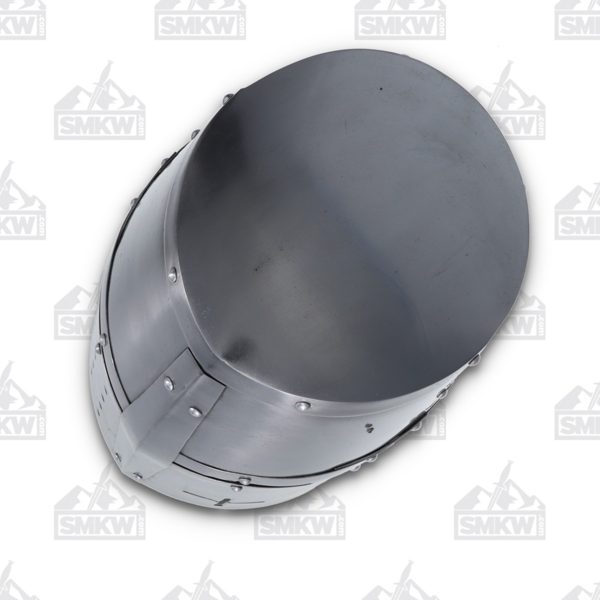 Szco Crusader Knight Helmet Silver-Full Size 910988 View 11