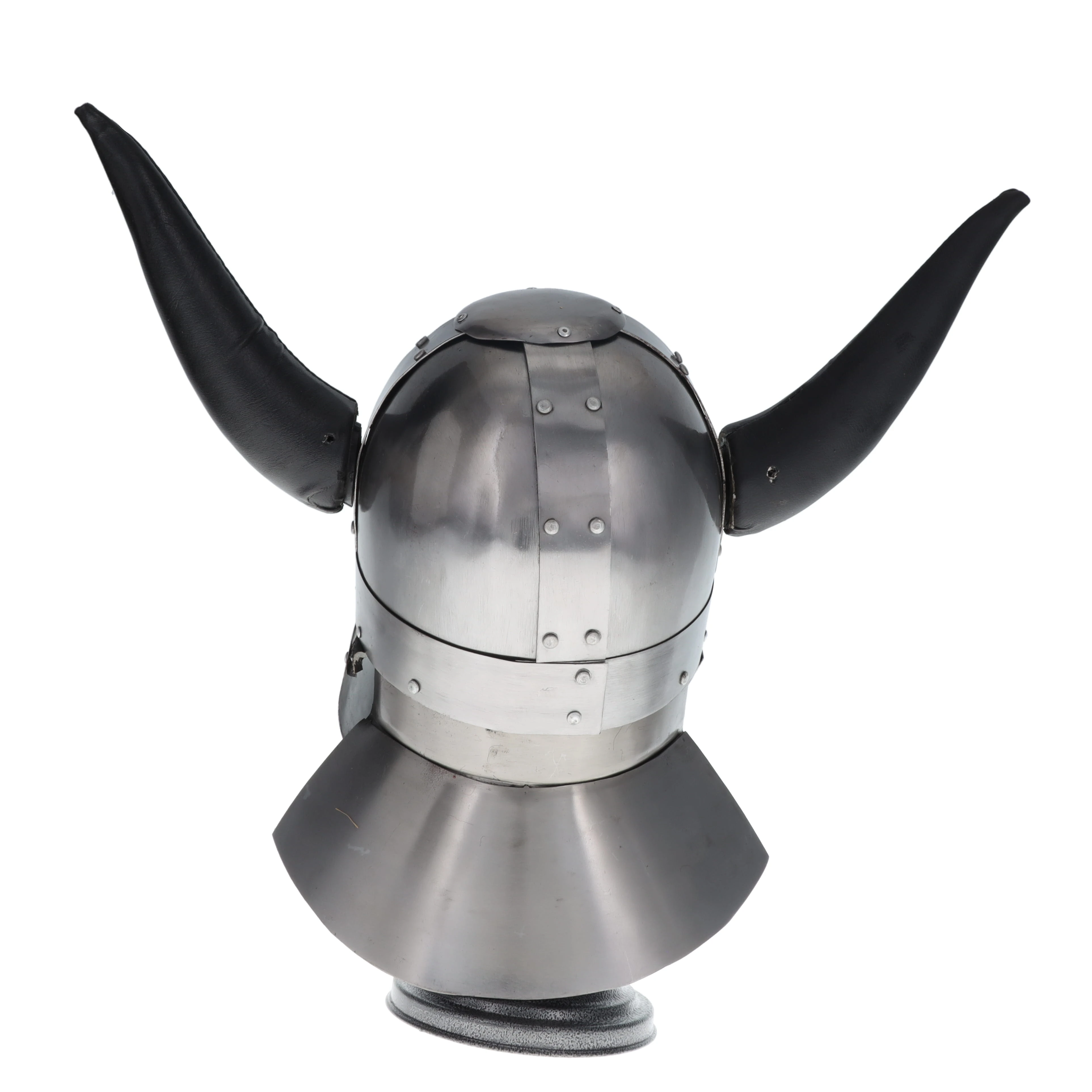 SZCO Supplies Epic Viking Helmet with leather Horns 18-gauge steel 910947 View 5