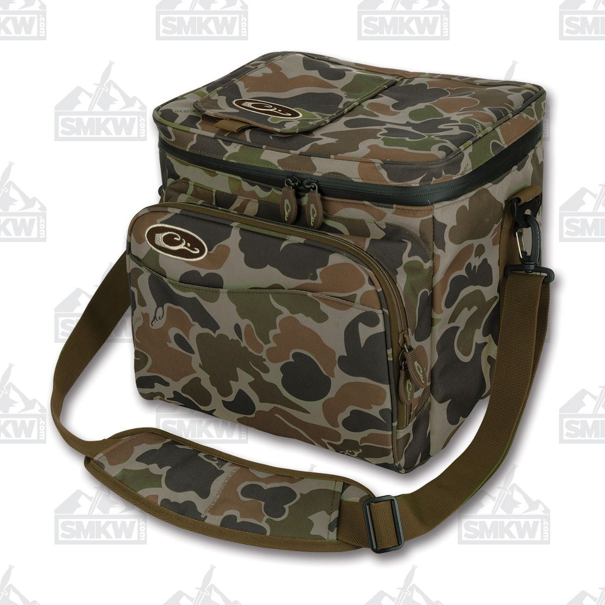 Drake Waterfowl 18 Can Soft Sided Insulated Cooler Old School Green DA1100037 View 1