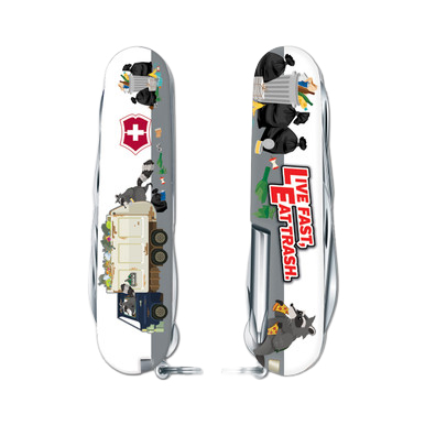 Victorinox SMKW Exclusive Tinker Swiss Army Knife Trash Panda