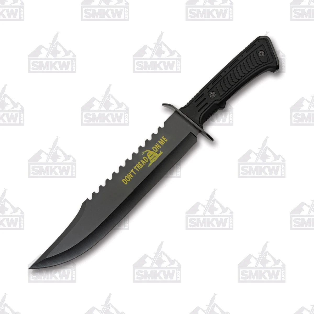 Rite Edge Don't Tread On Me Bowie - Black - 10in Clip Point Blade 211559YB View 1
