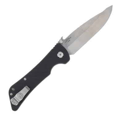 Southern Grind Bad Monkey Folding Knife 4in Plain Satin Drop Point View 1