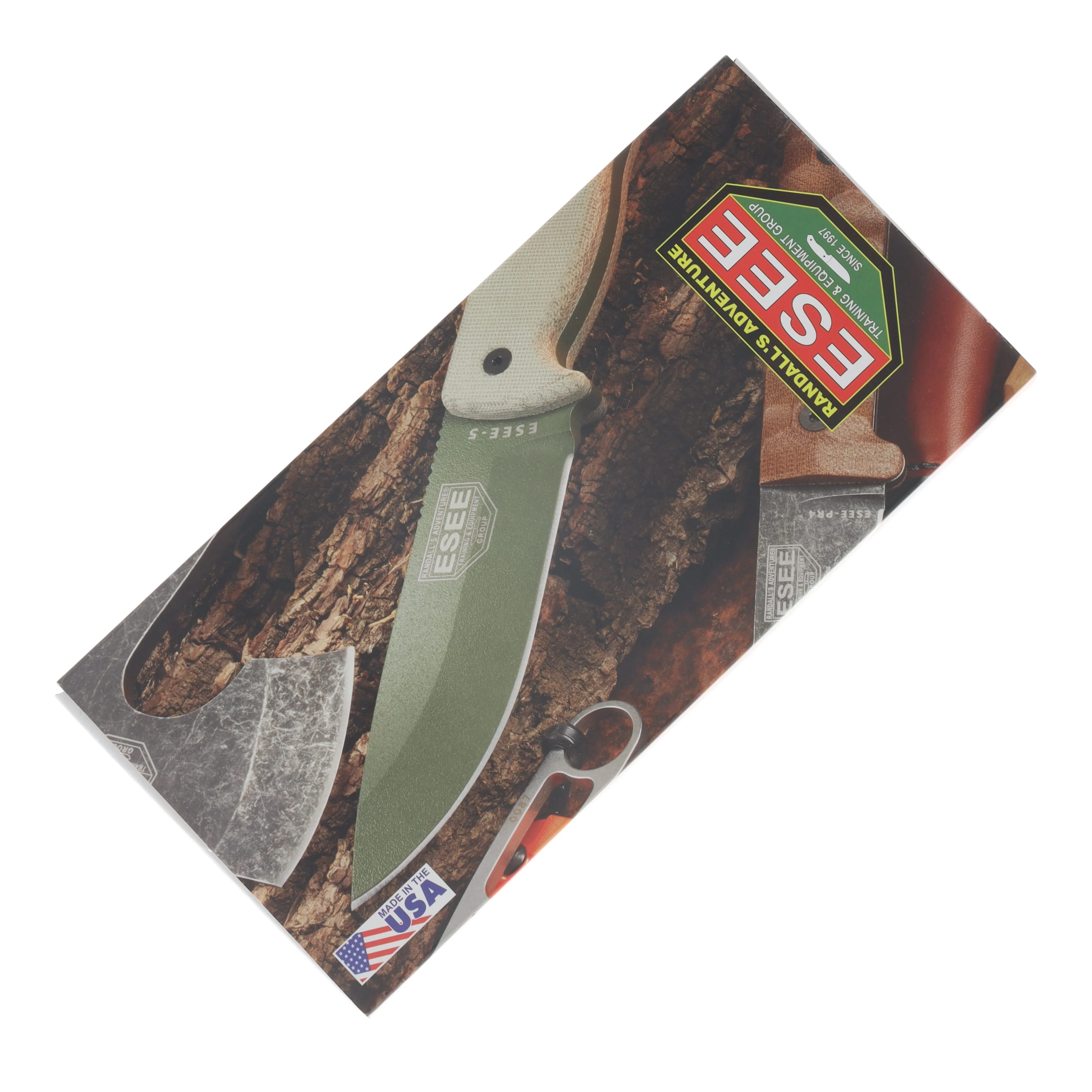 ESEE Knives Izula II Fixed Blade with Survival Kit Canvas Micarta Desert Tan 1095 IZULAIIDTKIT View 18