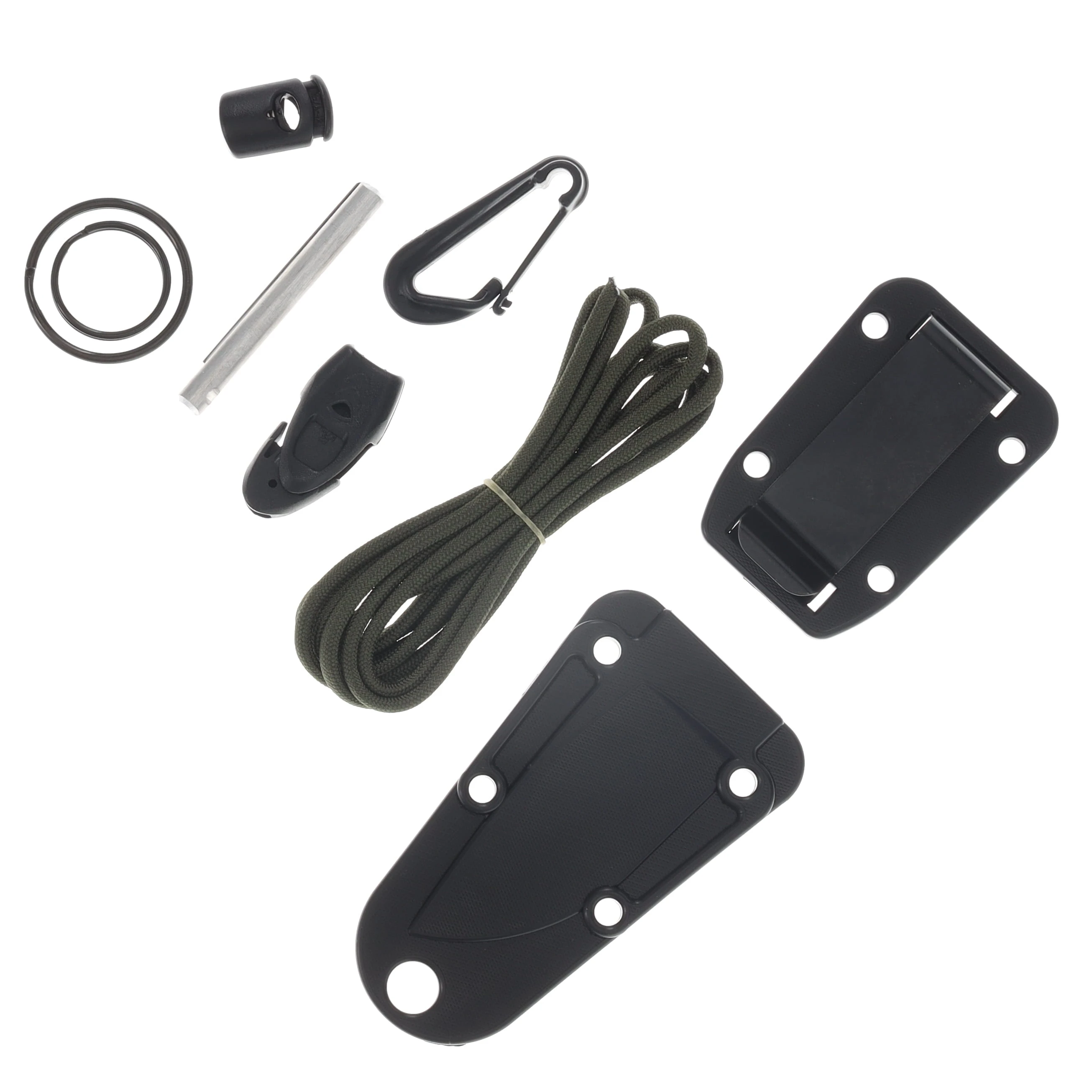 ESEE Knives Izula II Fixed Blade with Survival Kit Canvas Micarta Desert Tan 1095 IZULAIIDTKIT View 12